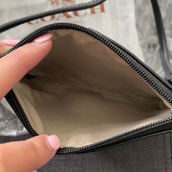 Coach Black Leather Wristlet - Picture 3 of 6